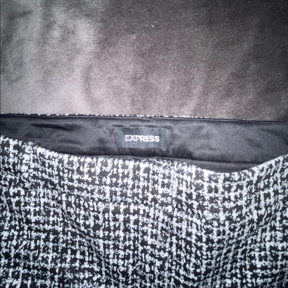 Express Sz 18 Plus Tweed Wide Leg Dress Pants NWT - Picture 4 of 6